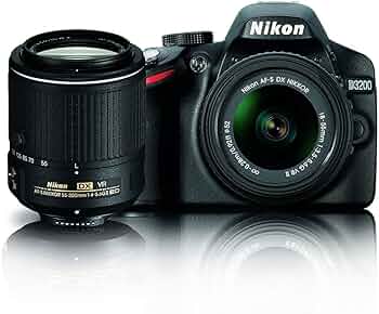 Amazon.com : Nikon D3200 24.2 MP CMOS Digital SLR Camera with 18